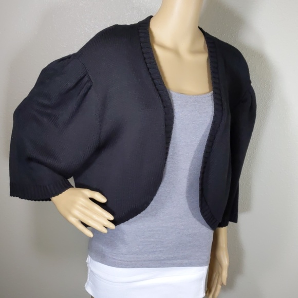 American Rag Cie Black Lace Open Cardigan Size  3X - Picture 2 of 8